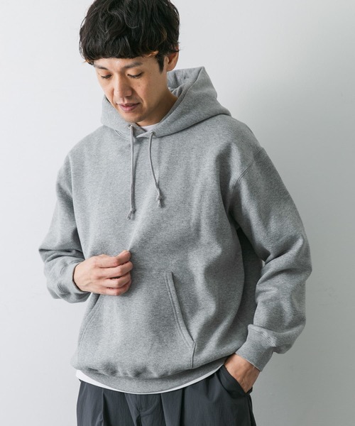 URBAN RESEARCH DOORS（アーバンリサーチドアーズ）の「『UR GREEN』裏起毛フーディ（パーカー・メンズ・ブルー系その他/チャコールグレー/グレー系その他・MEDIUM/LARGE）」の7枚目の写真