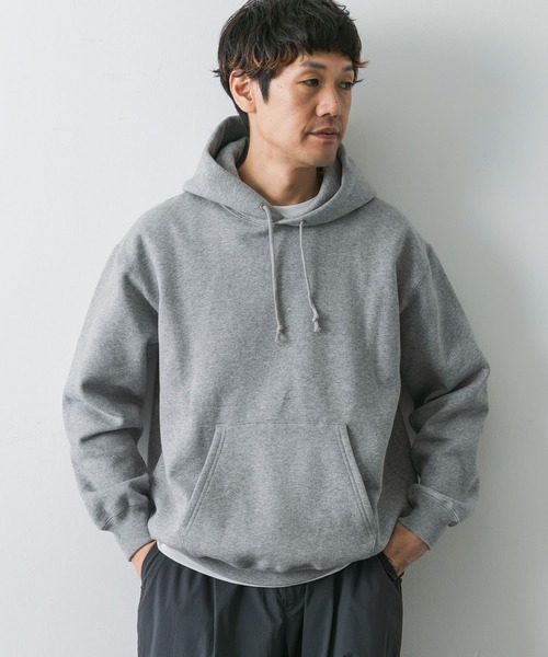 URBAN RESEARCH DOORS（アーバンリサーチドアーズ）の「『UR GREEN』裏起毛フーディ（パーカー・メンズ・ブルー系その他/チャコールグレー/グレー系その他・MEDIUM/LARGE）」の8枚目の写真