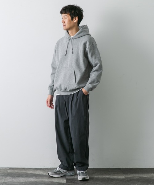 URBAN RESEARCH DOORS（アーバンリサーチドアーズ）の「『UR GREEN』裏起毛フーディ（パーカー・メンズ・ブルー系その他/チャコールグレー/グレー系その他・MEDIUM/LARGE）」の9枚目の写真