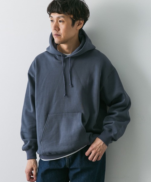 URBAN RESEARCH DOORS（アーバンリサーチドアーズ）の「『UR GREEN』裏起毛フーディ（パーカー・メンズ・ブルー系その他/チャコールグレー/グレー系その他・MEDIUM/LARGE）」の20枚目の写真