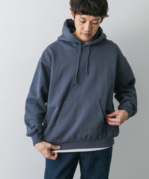 URBAN RESEARCH DOORS（アーバンリサーチドアーズ）の「『UR GREEN』裏起毛フーディ（パーカー・メンズ・ブルー系その他/チャコールグレー/グレー系その他・MEDIUM/LARGE）」の21枚目の写真