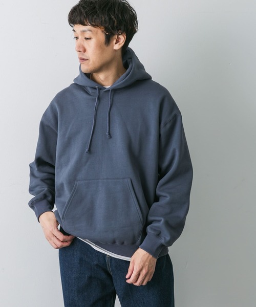 URBAN RESEARCH DOORS（アーバンリサーチドアーズ）の「『UR GREEN』裏起毛フーディ（パーカー・メンズ・ブルー系その他/チャコールグレー/グレー系その他・MEDIUM/LARGE）」の22枚目の写真