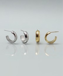 金属アレルギー対応「ieLS」ステンレス フープピアス