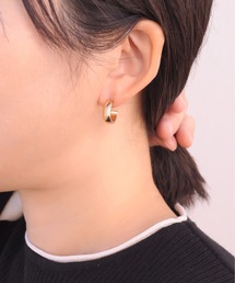 金属アレルギー対応「ieLS」ステンレス　フープピアス