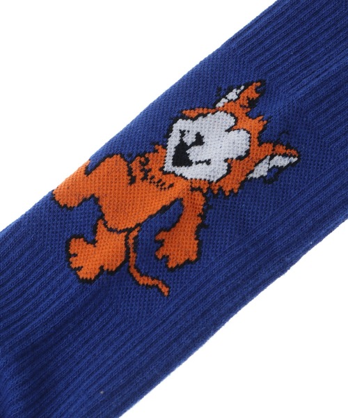 Candy Stripper（キャンディストリッパー）の「CND MIX IT UP RIB HIGH ソックス（ソックス/靴下・レディース・ブラック/ブルー/オフホワイト・FREE）」の5枚目の写真