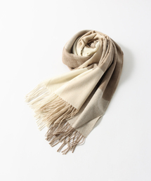 EDIFICE | カシミヤ ノンダイド チェックストール(マフラー)