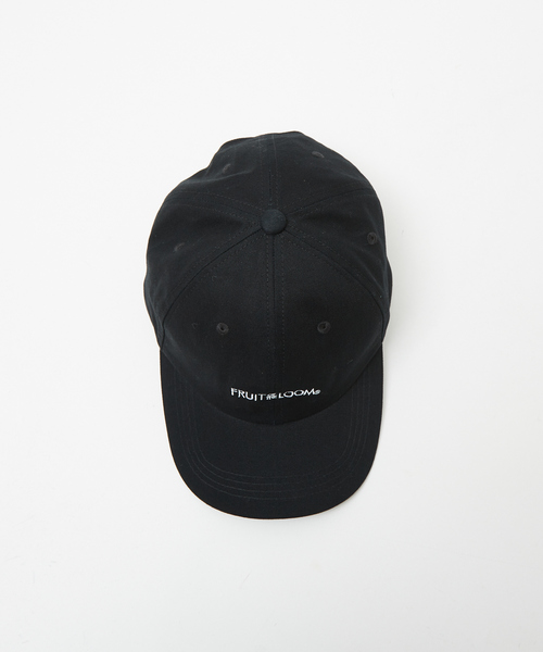FRUIT OF THE LOOM（フルーツオブザルーム）の「【FRUIT OF THE LOOM】フロントロゴ刺繍 ツイル ベースボール ロー キャップ（キャップ・メンズ・ピンク/ブラック/サックスブルー/ベージュ/オフホワイト・フリー）」の8枚目の写真