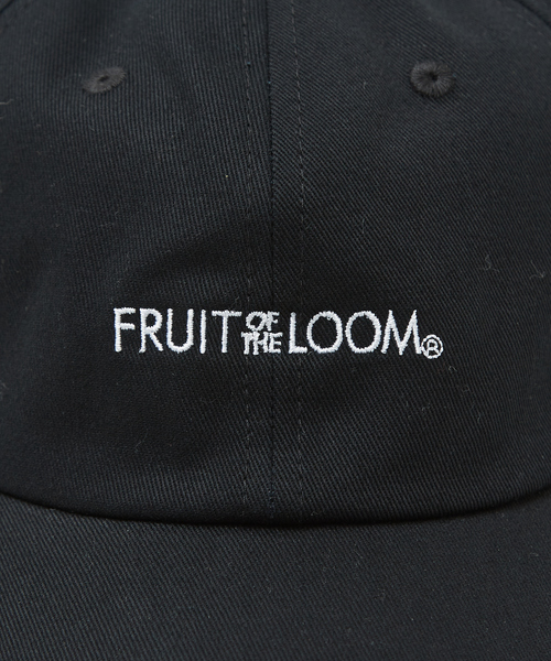 FRUIT OF THE LOOM（フルーツオブザルーム）の「【FRUIT OF THE LOOM】フロントロゴ刺繍 ツイル ベースボール ロー キャップ（キャップ・メンズ・ピンク/ブラック/サックスブルー/ベージュ/オフホワイト・フリー）」の22枚目の写真