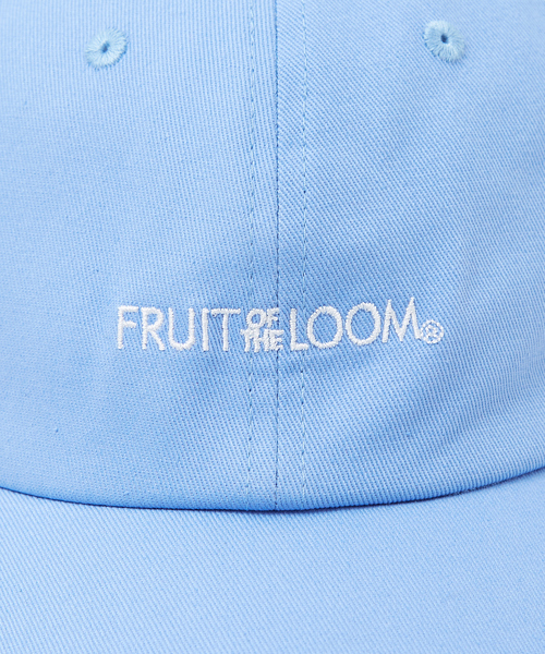 FRUIT OF THE LOOM（フルーツオブザルーム）の「【FRUIT OF THE LOOM】フロントロゴ刺繍 ツイル ベースボール ロー キャップ（キャップ・メンズ・ピンク/ブラック/サックスブルー/ベージュ/オフホワイト・フリー）」の17枚目の写真