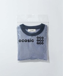 【ocosic】ドローコードボーダーパックTシャツ