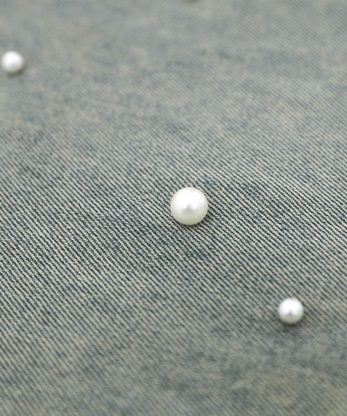 osharewalker（オシャレウォーカー）の「【廃盤】【ZOZO限定】『フェイクパール付きストレートデニム』（デニムパンツ・レディース・ブルー系その他・M）」の19枚目の写真