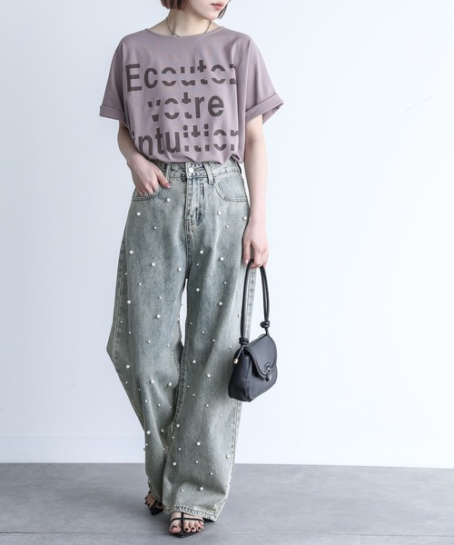 osharewalker（オシャレウォーカー）の「【廃盤】【ZOZO限定】『フェイクパール付きストレートデニム』（デニムパンツ・レディース・ブルー系その他・M）」の22枚目の写真