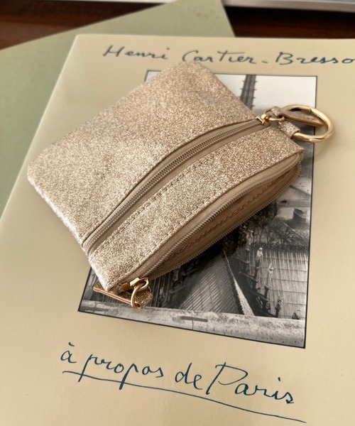 Me%（ミィパーセント）の「ラメカスタムポーチサイフ 103424（コインケース・レディース・ゴールド/シルバー/ブラック・FREE）」の7枚目の写真