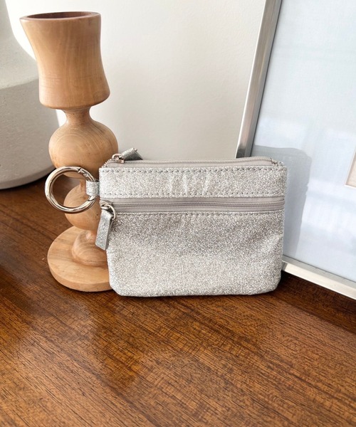 Me%（ミィパーセント）の「ラメカスタムポーチサイフ 103424（コインケース・レディース・ゴールド/シルバー/ブラック・FREE）」の8枚目の写真