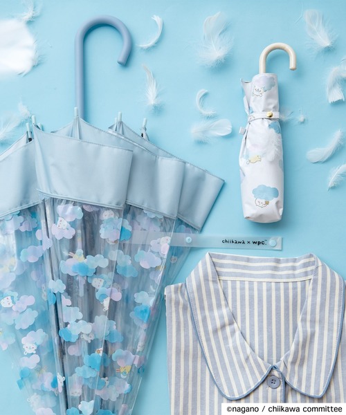 ビニール傘］ちいかわ 花かんむり／ねむい（長傘）｜Wpc.（ダブリュ