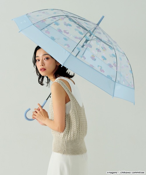 セール】［ビニール傘］ちいかわ 花かんむり／ねむい（長傘