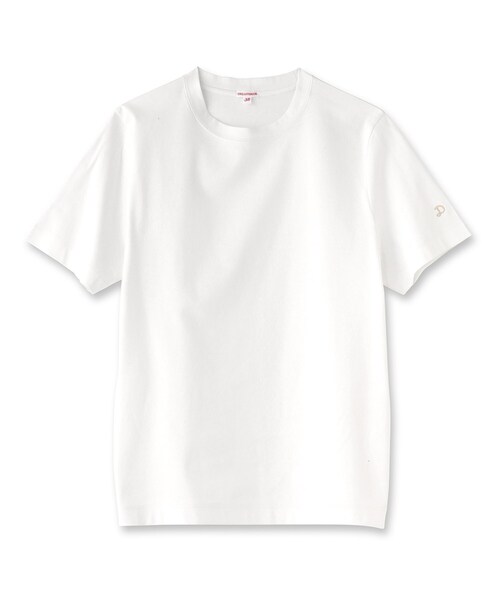 DRESSTERIOR（ドレステリア）の「【接触冷感/抗菌防臭/消臭】アイスクリアコットンTシャツ（Tシャツ/カットソー・レディース・ブラック/サックスブルー/ブラウン系その他/ダークオリーブ/ブルー系その他/ホワイト・38/34/36）」の9枚目の写真