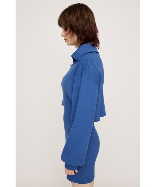 BIGセール★English Factory ベアトップスモックワンピ 関税込み SLY | BIG COLLAR ZIP UP 2P トップス (ニット ) |SHEL'TTER