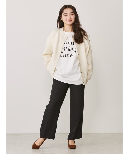AMERICAN HOLIC（アメリカンホリック）の「美・美・美センタープレスパンツ（その他パンツ・レディース・グリーン/アイボリー/ブラック/ライトピンク・XS/S/M/L）」の18枚目の写真