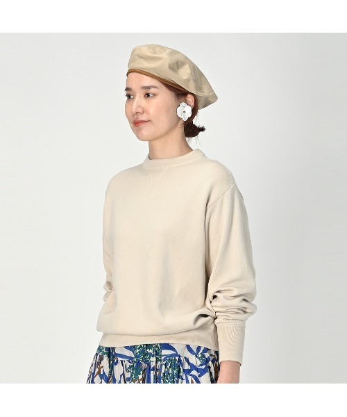 45R（フォーティファイブアール）の「スムースニットの908クルーネック（ニット/セーター・レディース・グレー/アイボリー/グリーン/バーガンディー/ネイビー・X-SMALL）」の8枚目の写真