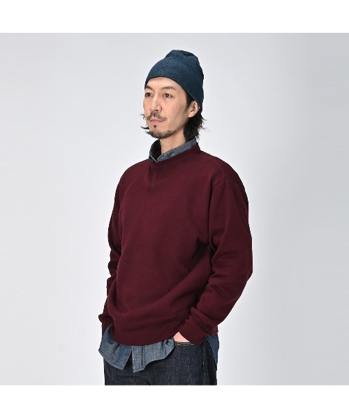 45R（フォーティファイブアール）の「スムースニットの908クルーネック（ニット/セーター・レディース・グレー/アイボリー/グリーン/バーガンディー/ネイビー・X-SMALL）」の12枚目の写真