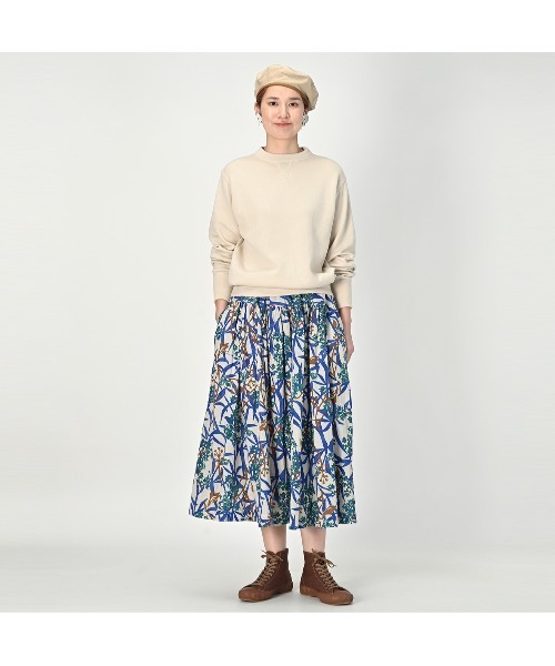 45R（フォーティファイブアール）の「スムースニットの908クルーネック（ニット/セーター・レディース・グレー/アイボリー/グリーン/バーガンディー/ネイビー・X-SMALL）」の10枚目の写真