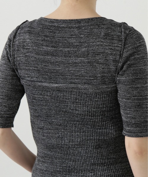 N.（N. Natural Beauty Basic）（エヌエヌナチュラルビューティーベーシック）の「◆ビスチェドッキングニット（ニット/セーター・レディース・グレー系その他/イエロー系その他・MEDIUM）」の11枚目の写真