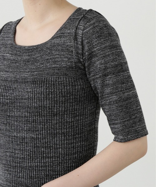 N.（N. Natural Beauty Basic）（エヌエヌナチュラルビューティーベーシック）の「◆ビスチェドッキングニット（ニット/セーター・レディース・グレー系その他/イエロー系その他・MEDIUM）」の12枚目の写真