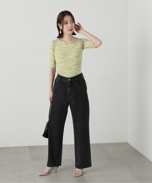 N.（N. Natural Beauty Basic）（エヌエヌナチュラルビューティーベーシック）の「◆ビスチェドッキングニット（ニット/セーター・レディース・グレー系その他/イエロー系その他・MEDIUM）」の15枚目の写真