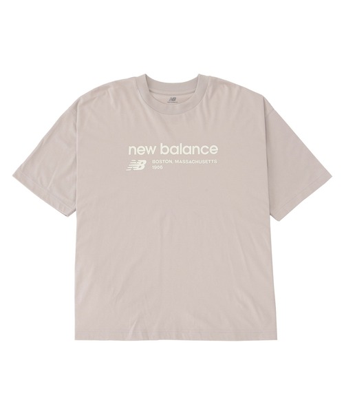 NEW BALANCE(ニューバランス)の「Linear Heritage オーバーサイズショートスリーブTシャツ(Tシャツ/カットソー・レディース・杢グレー/ライトグレー・SMALL/MEDIUM/LARGE/X-LARGE)」の12枚目の写真