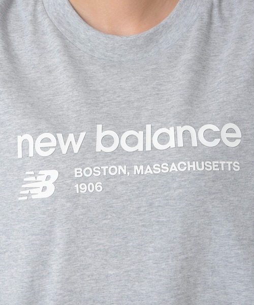 NEW BALANCE(ニューバランス)の「Linear Heritage オーバーサイズショートスリーブTシャツ(Tシャツ/カットソー・レディース・杢グレー/ライトグレー・SMALL/MEDIUM/LARGE/X-LARGE)」の3枚目の写真