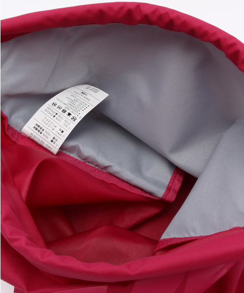 NIKE（ナイキ）の「WEGO/NIKE ヘリテージジムサック（バックパック/リュック・レディース・ブラック/グリーン/ピンク/パープル・FREE）」の5枚目の写真