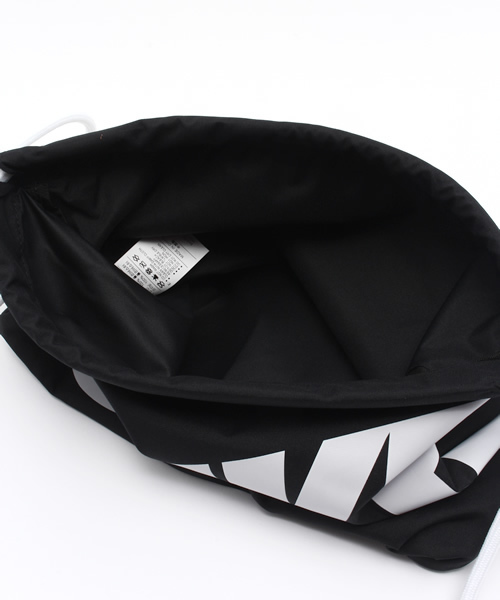 NIKE（ナイキ）の「WEGO/NIKE ヘリテージジムサック（バックパック/リュック・レディース・ブラック/グリーン/ピンク/パープル・FREE）」の15枚目の写真