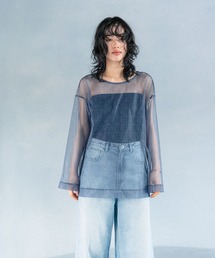 LEPSIM | 【FOR I SERIES】メッシュブラウス　110823(シャツ/ブラウス)