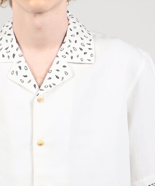 jupe by jackie(ジュップバイジャッキー)の「JUPE BY JACKIE リネンコットン 刺繍シャツ(シャツ/ブラウス・メンズ・ホワイト・M/L)」の6枚目の写真