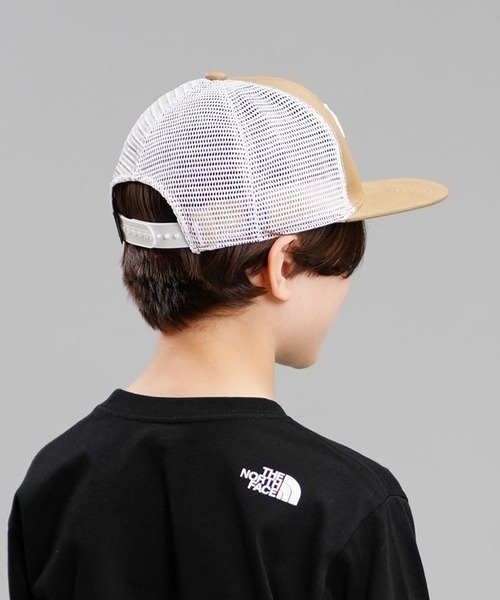 THE NORTH FACE（ザノースフェイス）の「THE NORTH FACE/ザ・ノース・フェイス  KIDS' MESSAGE MESH CAP キッズ NNJ02406（キャップ・キッズ・ベージュ/ブラック/アーミー・L/M）」の13枚目の写真