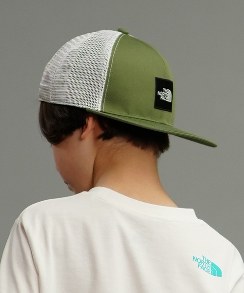 THE NORTH FACE（ザノースフェイス）の「THE NORTH FACE/ザ・ノース・フェイス  KIDS' MESSAGE MESH CAP キッズ NNJ02406（キャップ・キッズ・ベージュ/ブラック/アーミー・L/M）」の16枚目の写真