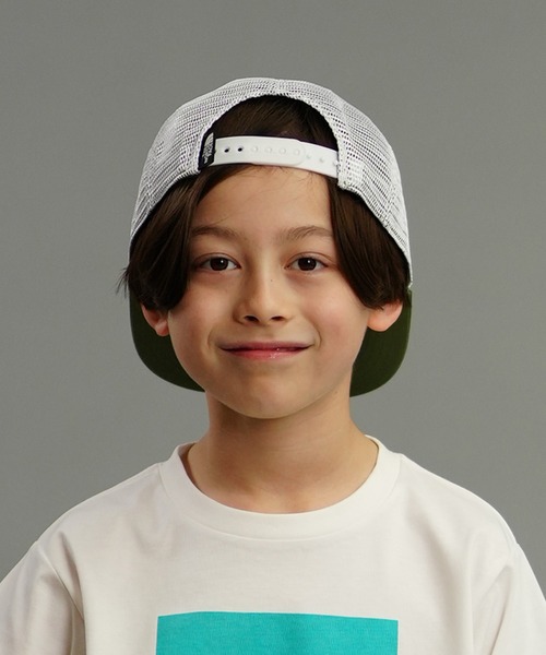 THE NORTH FACE（ザノースフェイス）の「THE NORTH FACE/ザ・ノース・フェイス  KIDS' MESSAGE MESH CAP キッズ NNJ02406（キャップ・キッズ・ベージュ/ブラック/アーミー・L/M）」の18枚目の写真