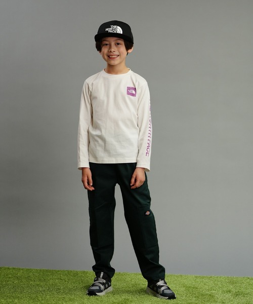 THE NORTH FACE（ザノースフェイス）の「THE NORTH FACE/ザ・ノース・フェイス  KIDS' MESSAGE MESH CAP キッズ NNJ02406（キャップ・キッズ・ベージュ/ブラック/アーミー・L/M）」の9枚目の写真