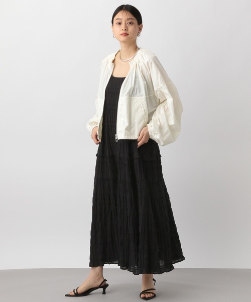 A part by（アパートバイ）の「フリルティアードキャミワンピース（ワンピース・レディース・ブラック/ブルー系その他4/ライトベージュ・FREE）」の18枚目の写真