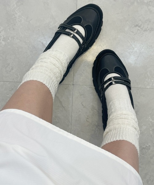 RUBY AND YOU（ルビーアンドユー）の「［select］ニーハイソックス（ソックス/靴下・レディース・アイボリー・FREE）」の3枚目の写真