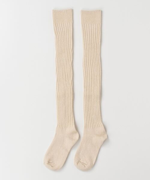 RUBY AND YOU（ルビーアンドユー）の「［select］ニーハイソックス（ソックス/靴下・レディース・アイボリー・FREE）」の4枚目の写真