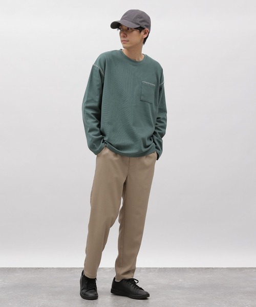 LAKOLE（ラコレ）の「DRYPEスリムパンツ / 993508（その他パンツ・メンズ・チャコール/ベージュ/ブルー/グリーン/ブラック/ライトグレー・LARGE/X-LARGE/SMALL/MEDIUM）」の10枚目の写真