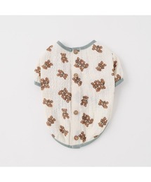 moncheri（モンシェリ）の「くまさんガーゼボタントップス（ペットウェア・メンズ）」