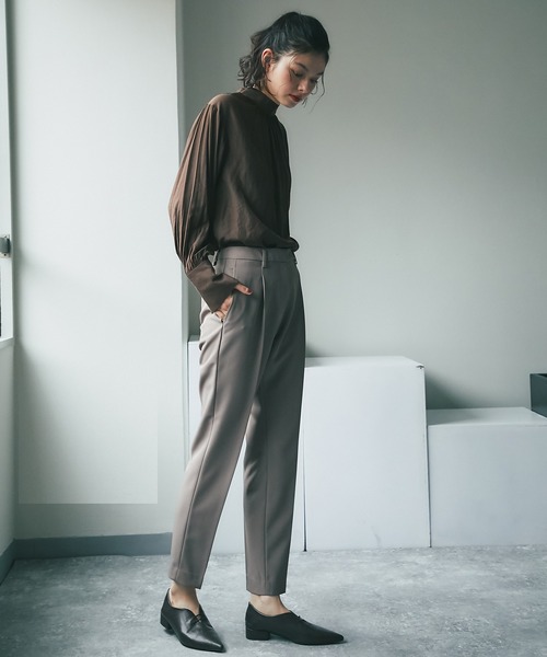 セール】（ウォッシャブルタイプ/手洗い可能）テーパードパンツ