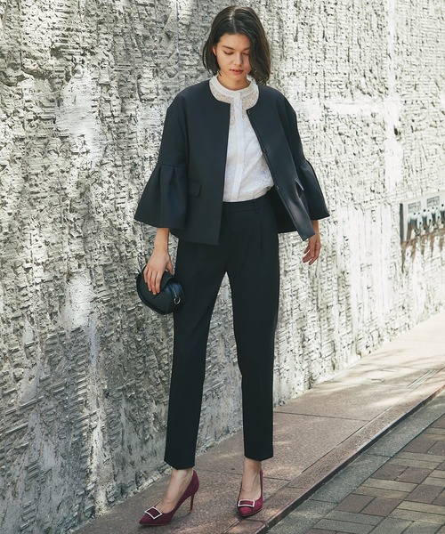 セール】（ウォッシャブルタイプ/手洗い可能）テーパードパンツ