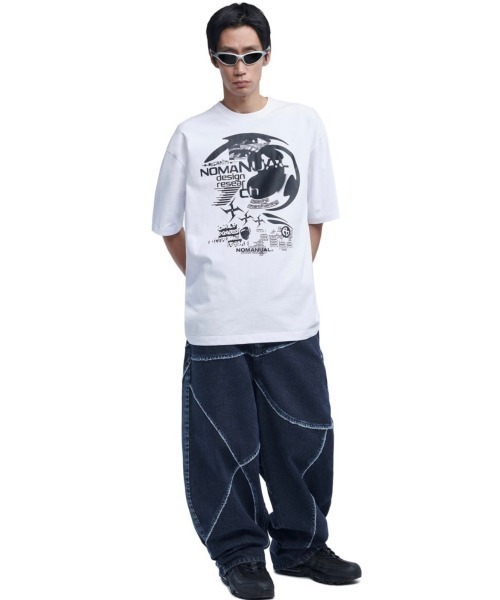 【NOMANUAL】N.R T-SHIRT 3色 ★韓国の大人気★ 楽天市場】10%OFF NOMANUAL ノーマニュアル N.R T-SHIRT