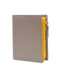 JOYA（ジョヤ）の「バイカラー牛革　コンパクト縦型二つ折り財布（財布）」