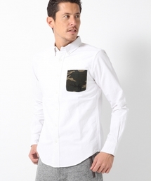 GLOBAL WORK | ハリポケOXフォードシャツ/566203(シャツ/ブラウス)