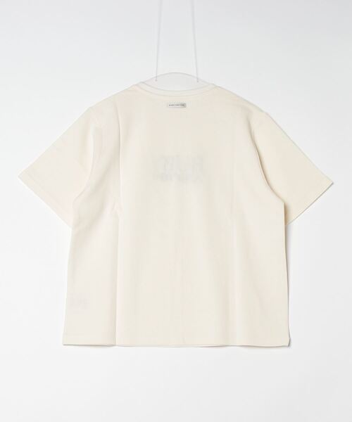 RUBY AND YOU（ルビーアンドユー）の「RUBYロゴエンブロイダリーTシャツ（Tシャツ/カットソー・レディース・ナチュラル/ブラック/アイボリー・FREE）」の5枚目の写真